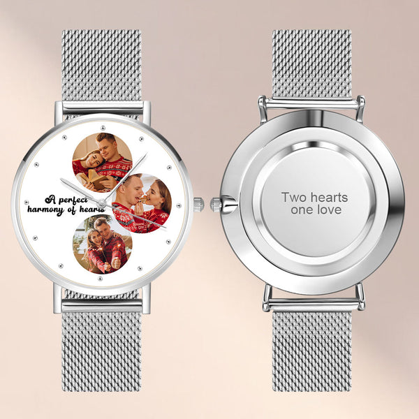 Custom Photo Watch Engraved Photo Wacth Gift for him